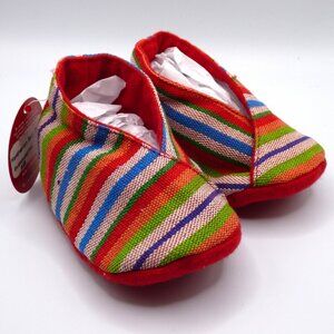 Colorful Handwoven Baby Booties from Guatemala NWT